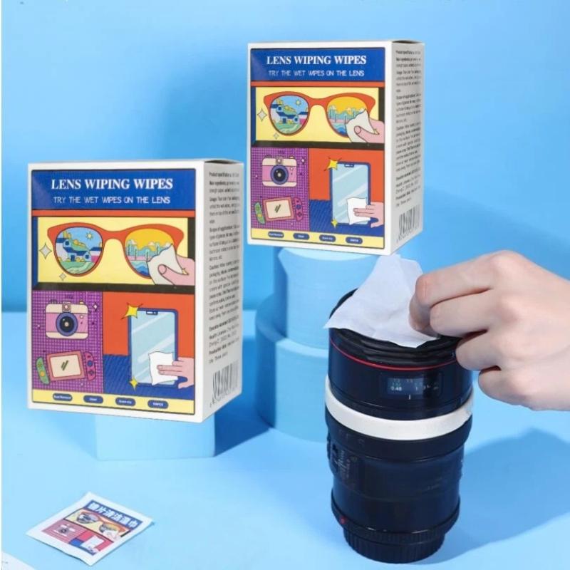 Glasses Wipes Anti-Fog Scratch - Bamboo Fiber Trunk ulasan dan harga